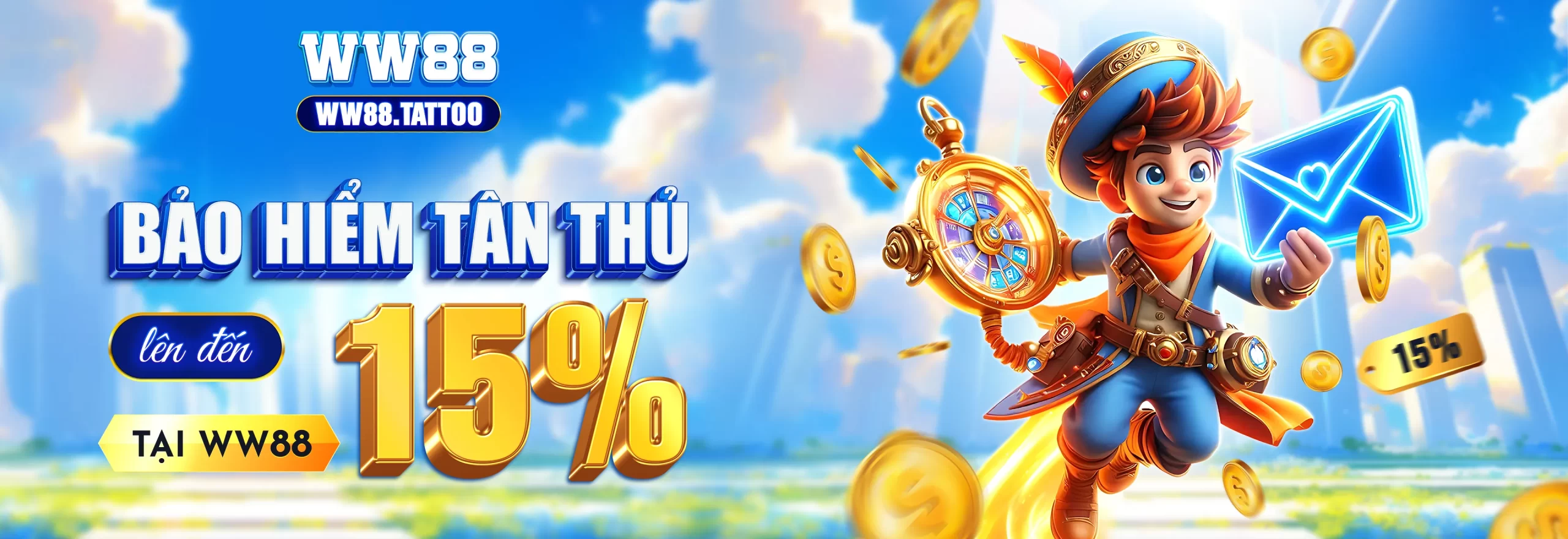 BẢO HIỂM TÂN THỦ LÊN ĐẾN 15% TẠI WW88