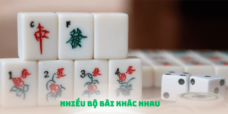 Mạt chược có nhiều bộ bài khác nhau